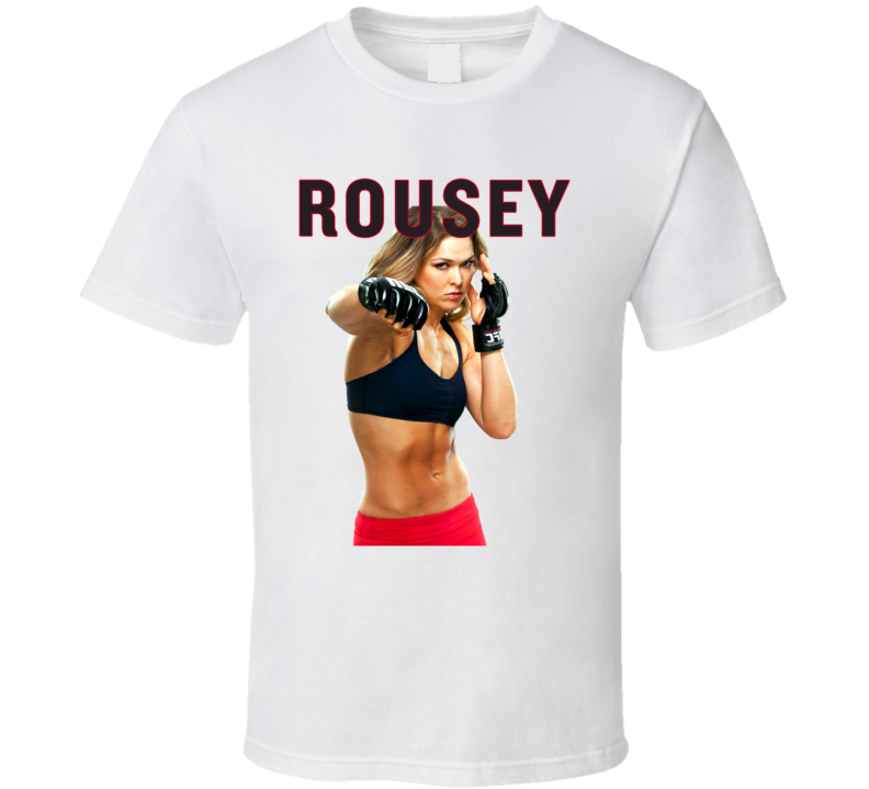 Ronda Rousey UFC Champion Fighter MMA Swimsuit Model Judo Fan T Shirt Ronda Rousey UFC Champion Fighter MMA Swimsuit Model Judo Fan T Shirt