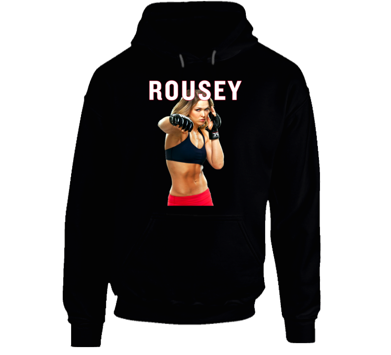 Ronda Rousey UFC Champion Fighter MMA Swimsuit Model Judo Fan Hoodie Ronda Rousey UFC Champion Fighter MMA Swimsuit Model Judo Fan Hoodie
