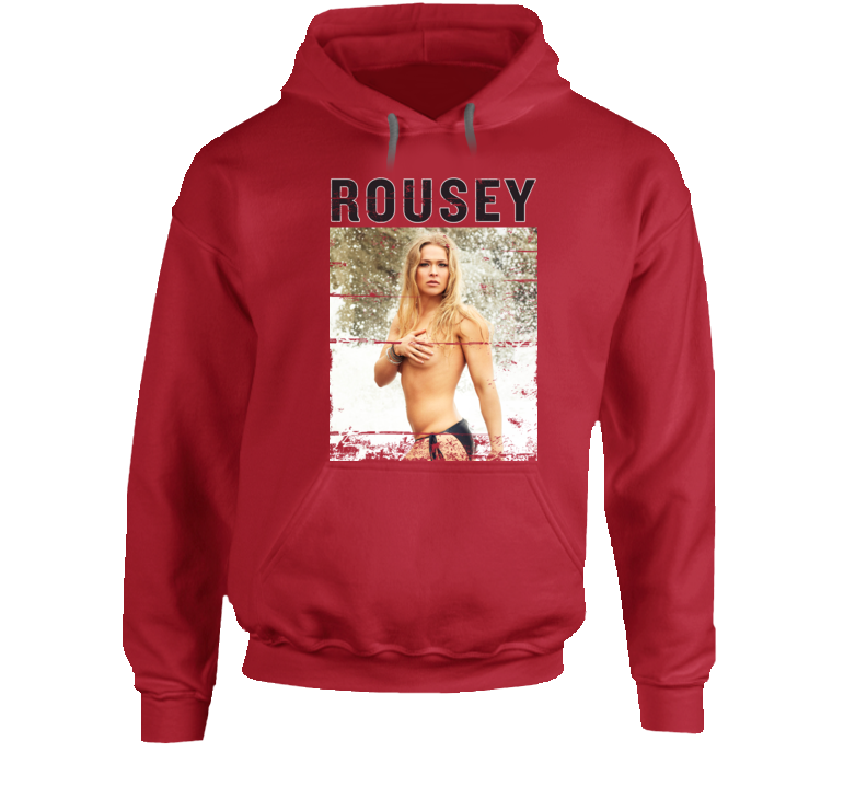 Ronda Rousey UFC MMA Sports Illustrated Swim Model Aged Look Hoodie Ronda Rousey UFC MMA Sports Illustrated Swim Model Aged Look Hoodie