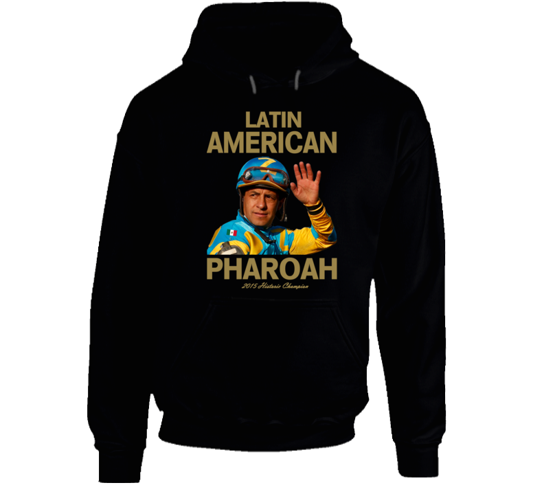 Latin American Pharoah Victor Espinoza Triple Crown Jockey Hoodie