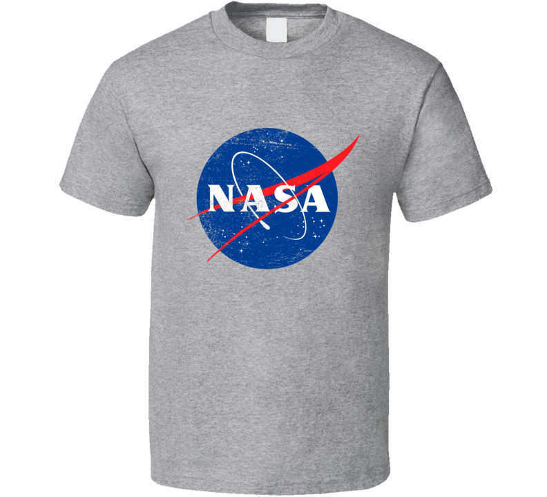 NASA Space Research Enthusiast Famous Classic Logo Worn Look T Shirt NASA Space Research Enthusiast Famous Classic Logo Worn Look T Shirt