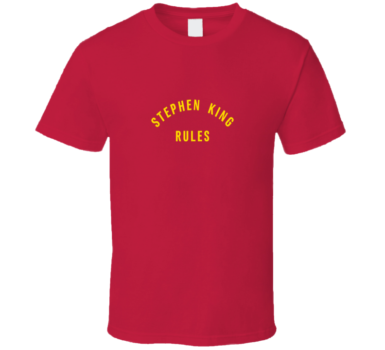 Stephen King Rules Cool Monster Squad Horror Movie Celebration T Shirt