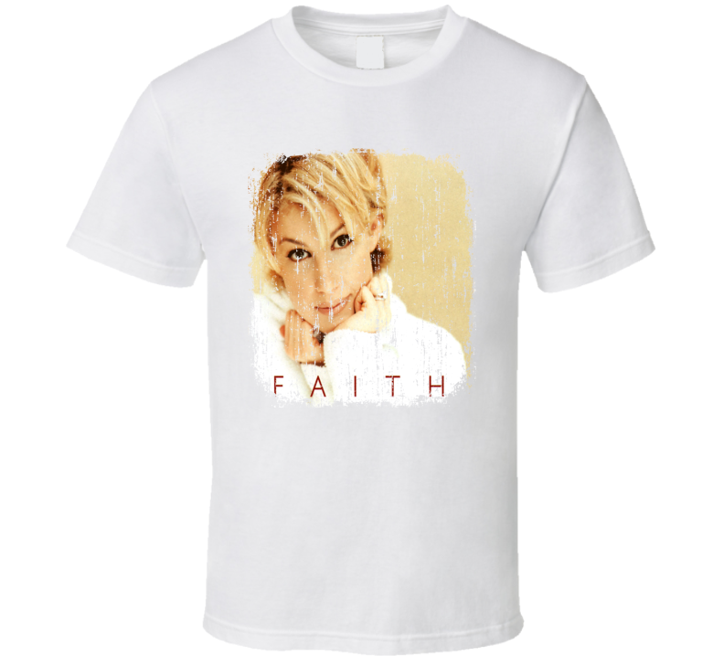 Faith Hill Faith 1998 Great Country Album Worn Look Cover T Shirt