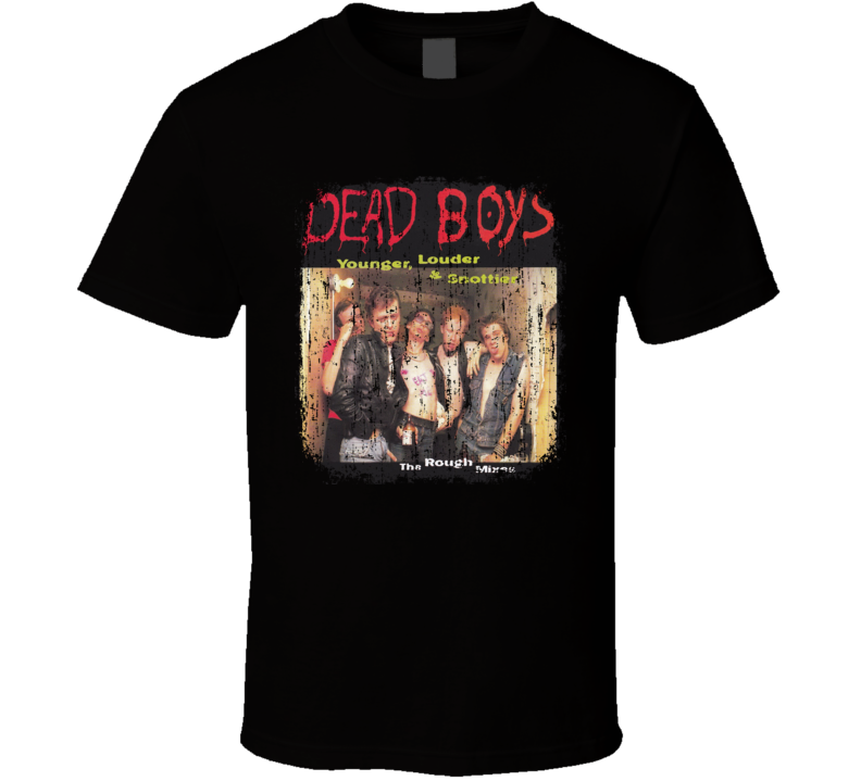 Dead Boys Young Loud and Snotty 1977 Punk Album Grunge Cover T Shirt