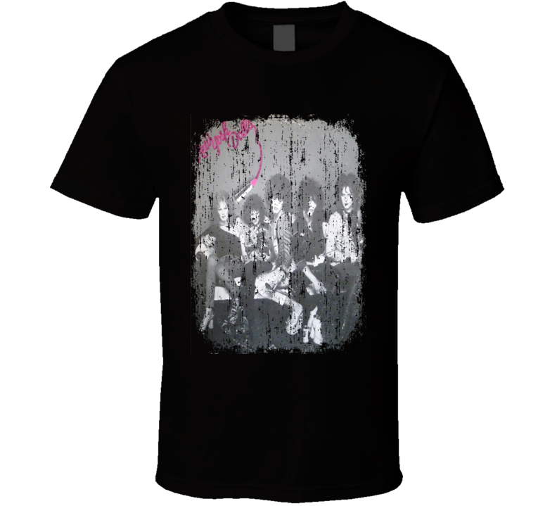 New York Dolls 1973 Cool Punk Album Worn Look Cover T Shirt