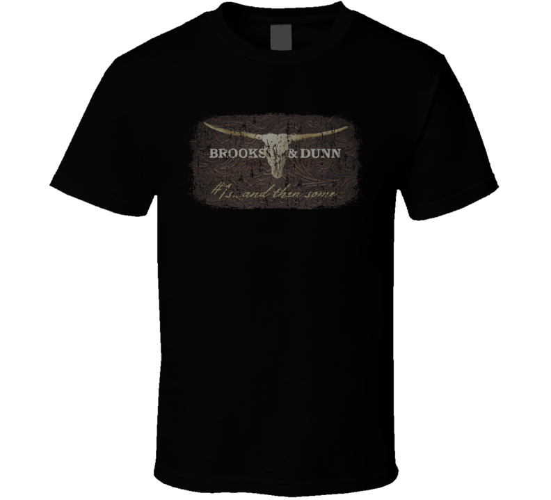 Brooks & Dunn Great Country Music Cool Worn Look T Shirt Brooks & Dunn Great Country Music Cool Worn Look T Shirt