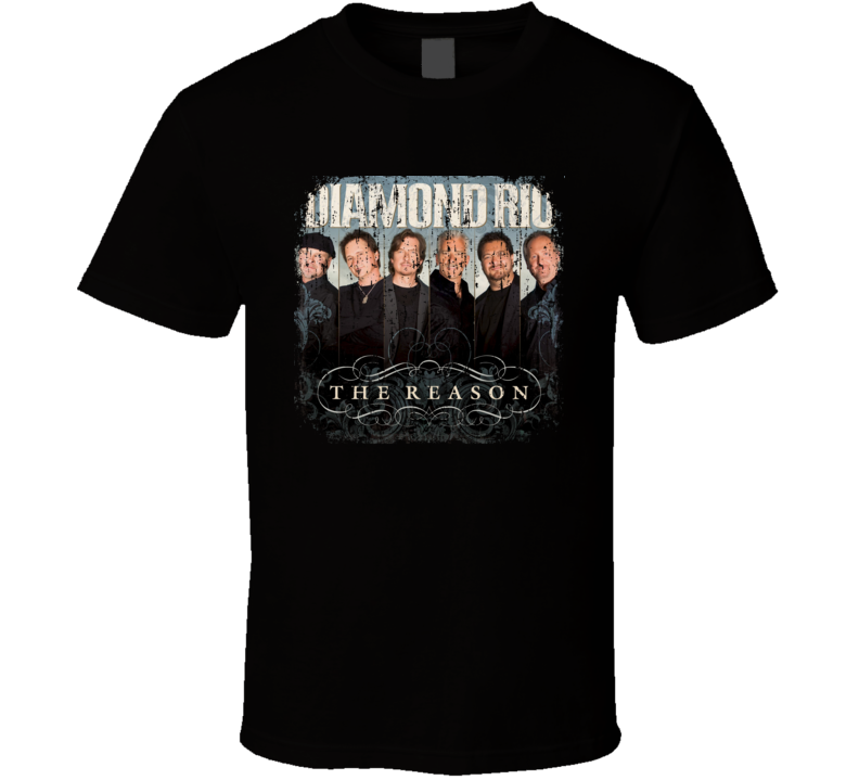 Diamond Rio Great Country Music Cool Artist Worn Look T Shirt Diamond Rio Great Country Music Cool Artist Worn Look T Shirt