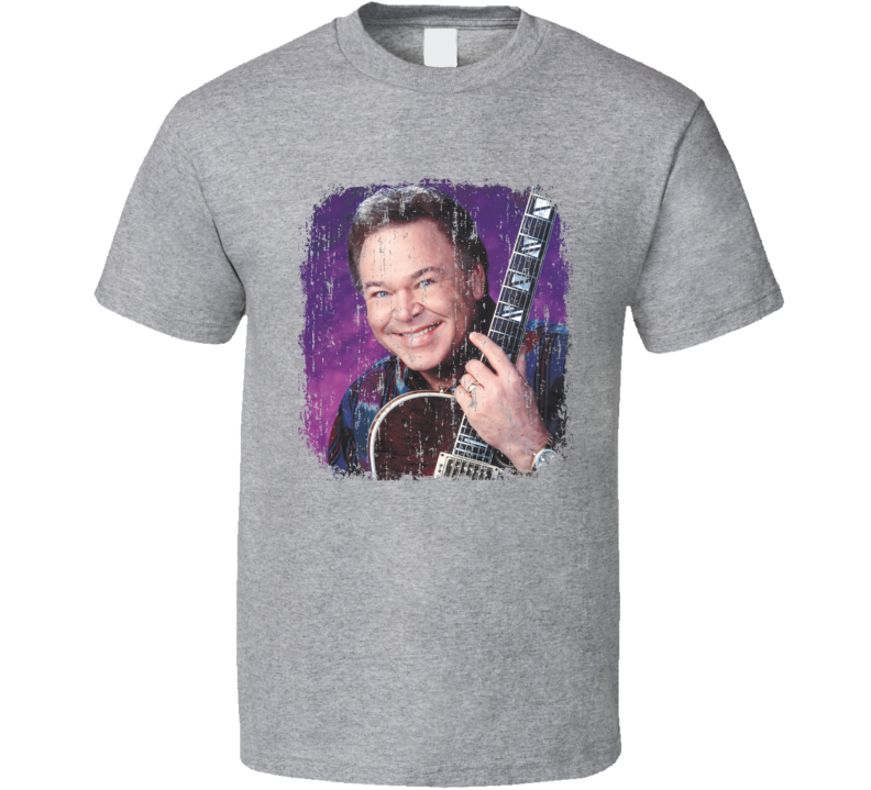 Roy Clark Great Country Music Cool Artist Worn Look T Shirt