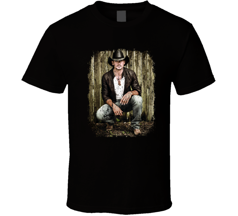 Tim McGraw Great Country Music Cool Artist Worn Look T Shirt