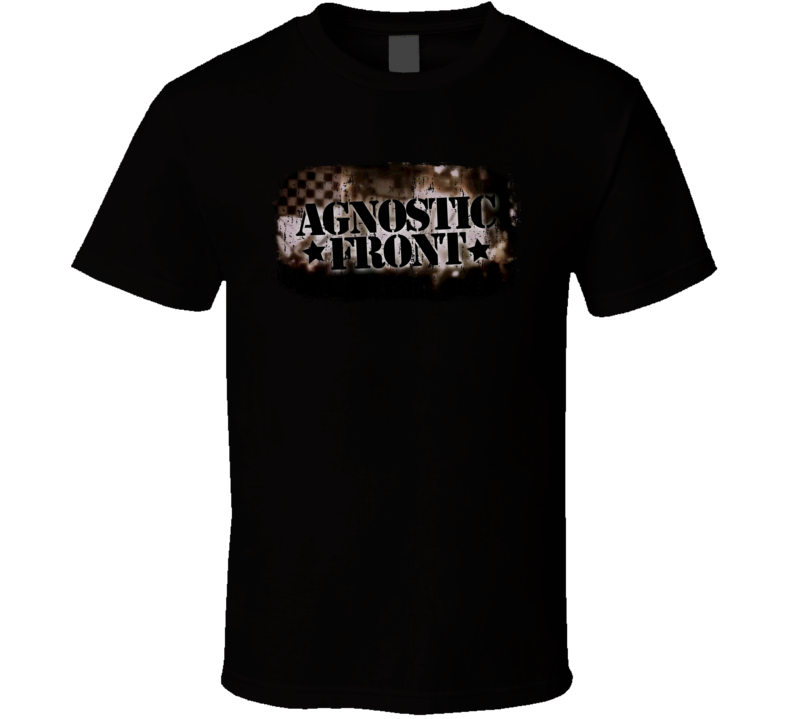 Agnostic Front Punk Rock Band Cool Worn Look Music T Shirt Agnostic Front Punk Rock Band Cool Worn Look Music T Shirt