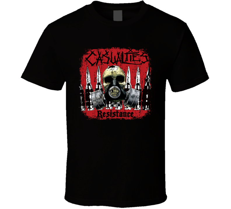 The Casualties Punk Rock Band Cool Worn Look Music T Shirt The Casualties Punk Rock Band Cool Worn Look Music T Shirt