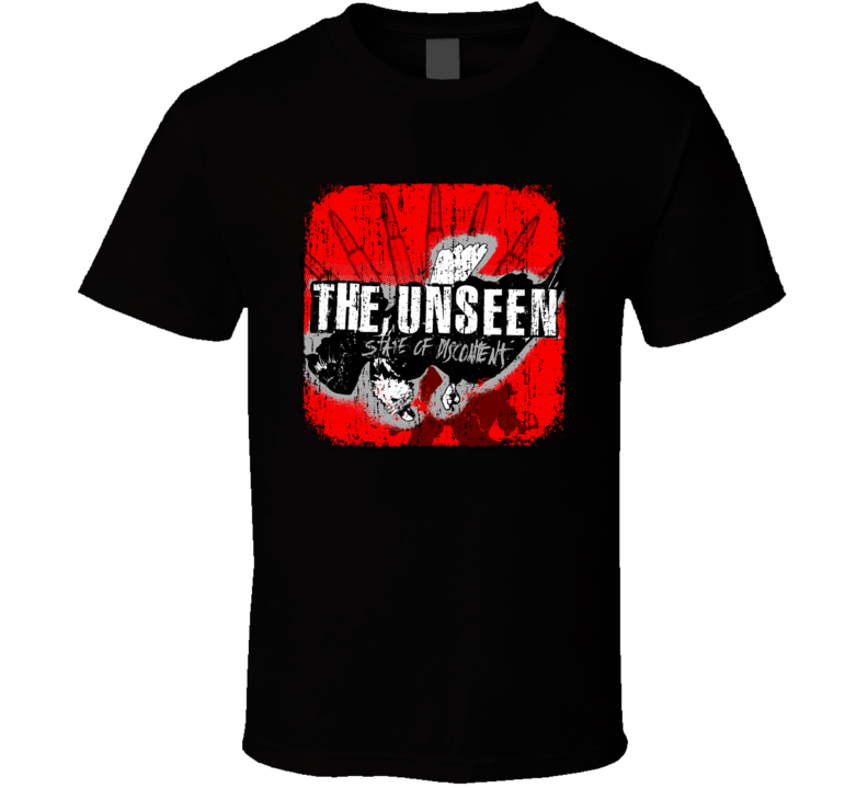 The Unseen Punk Rock Band Cool Worn Look Music T Shirt The Unseen Punk Rock Band Cool Worn Look Music T Shirt