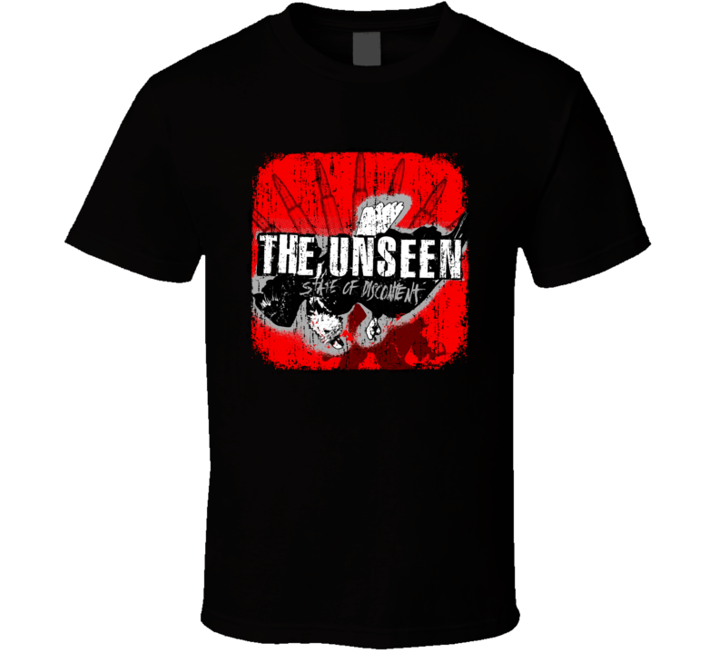 The Unseen Punk Rock Band Cool Worn Look Music T Shirt