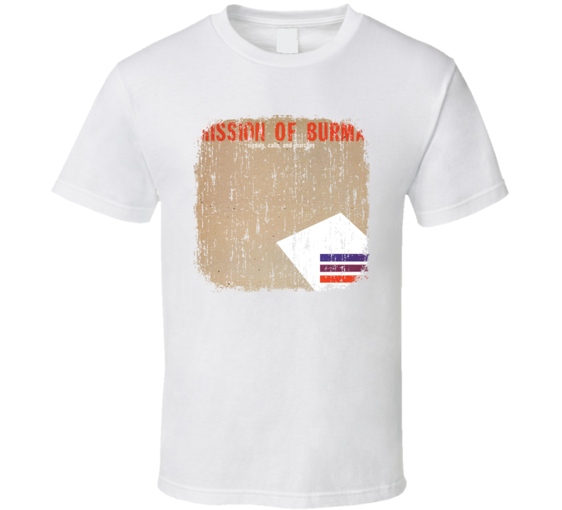 Mission of Burma Punk Rock Band Cool Worn Look Music T Shirt Mission of Burma Punk Rock Band Cool Worn Look Music T Shirt