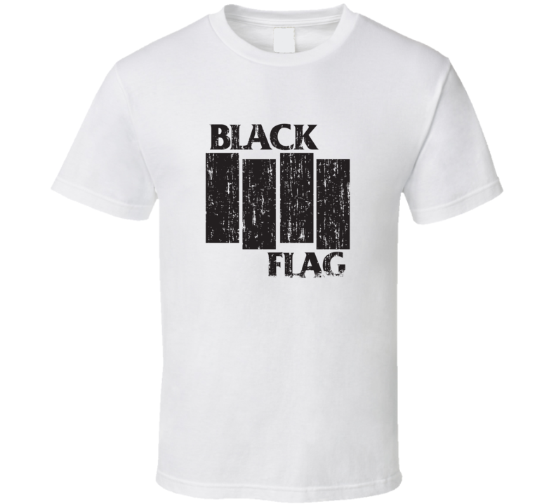 Black Flag Punk Rock Band Cool Worn Look Music T Shirt Black Flag Punk Rock Band Cool Worn Look Music T Shirt
