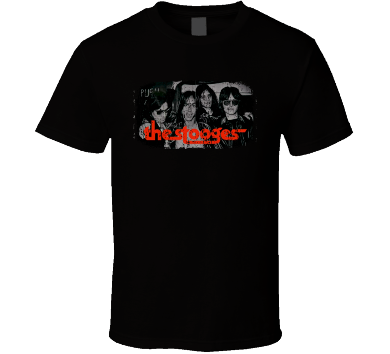 The Stooges Punk Rock Band Cool Worn Look Music T Shirt The Stooges Punk Rock Band Cool Worn Look Music T Shirt