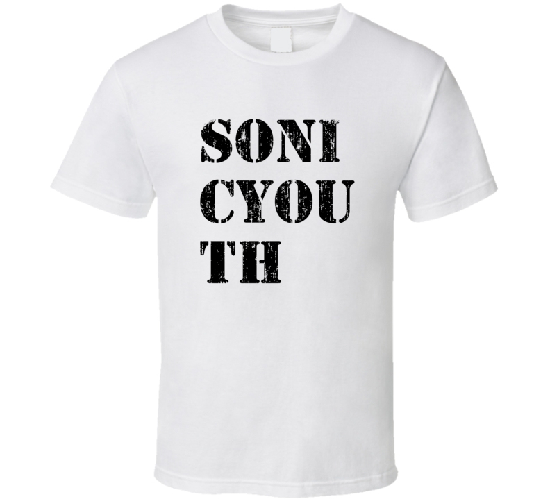 Sonic Youth Punk Rock Band Cool Worn Look Music T Shirt Sonic Youth Punk Rock Band Cool Worn Look Music T Shirt