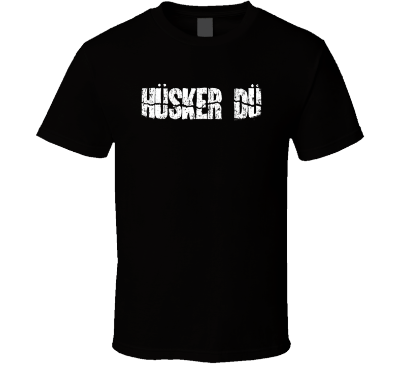 Husker DU Punk Rock Band Cool Worn Look Music T Shirt Husker DU Punk Rock Band Cool Worn Look Music T Shirt