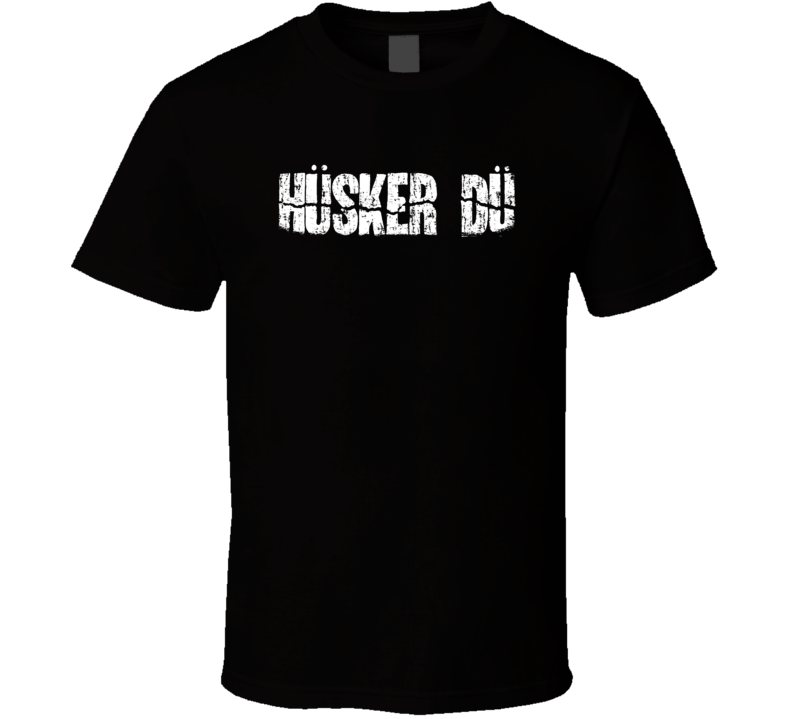 Husker DU Punk Rock Band Cool Worn Look Music T Shirt