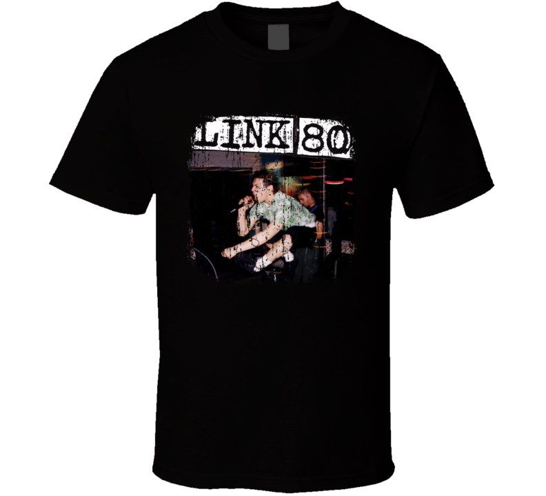 Link 80 Punk Rock Band Cool Worn Look Music T Shirt Link 80 Punk Rock Band Cool Worn Look Music T Shirt