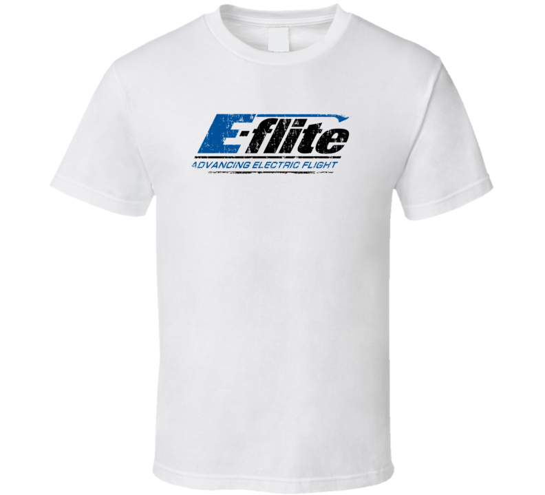 E-Flite RC Aircraft Cool Geek Worn Look T Shirt