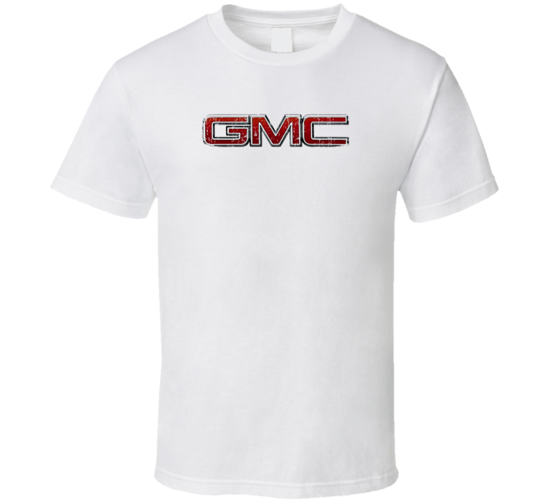 GMC Dump Truck Construction Worker Fathers Day Worn Look T Shirt