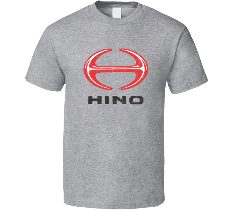 Hino Dump Truck Construction Worker Fathers Day Worn Look T Shirt Hino Dump Truck Construction Worker Fathers Day Worn Look T Shirt
