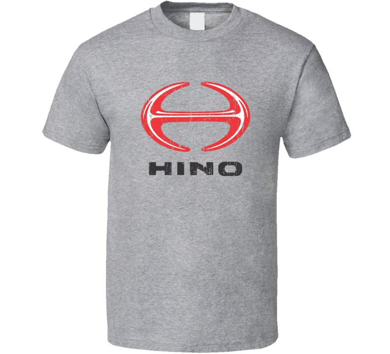 Hino Dump Truck Construction Worker Fathers Day Worn Look T Shirt