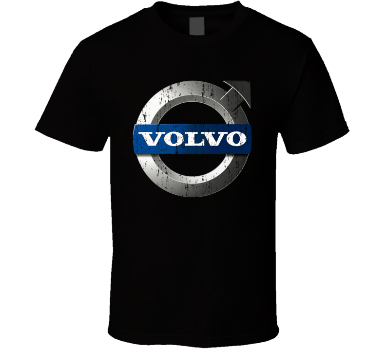 Volvo Dump Truck Construction Worker Fathers Day Worn Look T Shirt