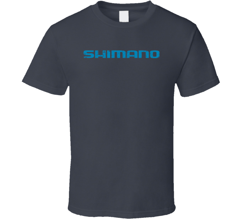 Shimano Fishing Sport Athletic Worn Look Cool Fisherman T Shirt