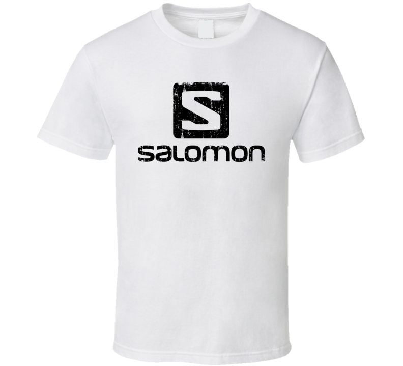 Salomon Snowboading Sport Athletic Worn Look Skiing Cool T Shirt