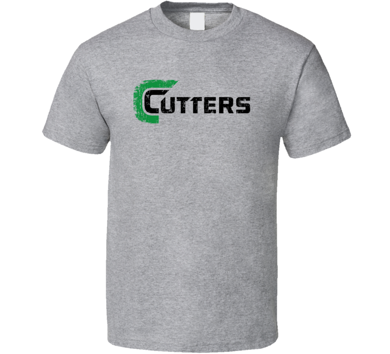 Cutters Football Sport Athletic Worn Look Cool T Shirt