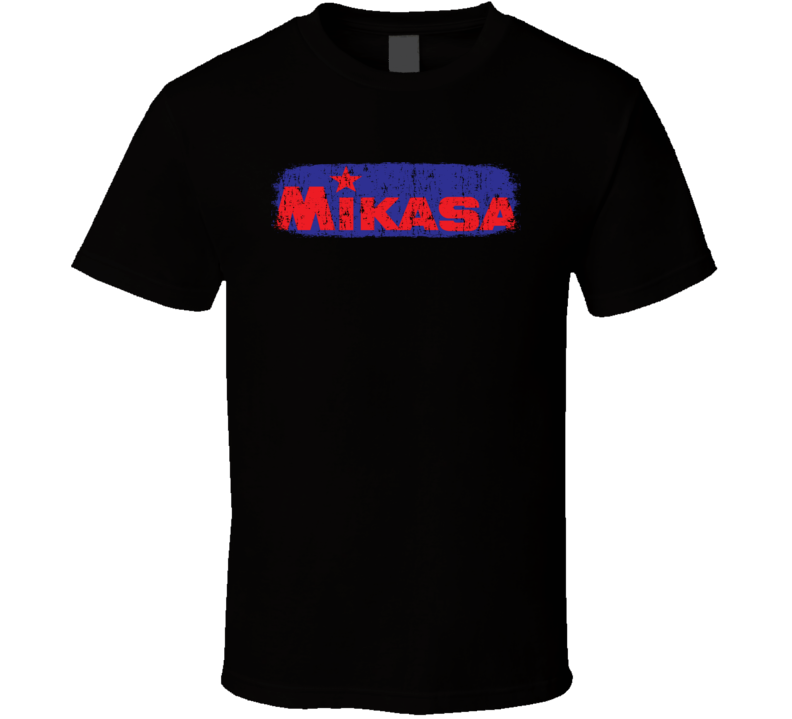 Mikasa Volleyball Sport Athletic Worn Look Cool T Shirt