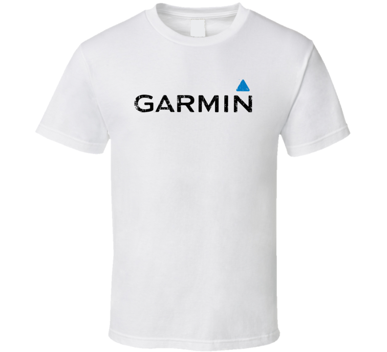 Garmin Swimming Sport Athletic Worn Look Cool T Shirt