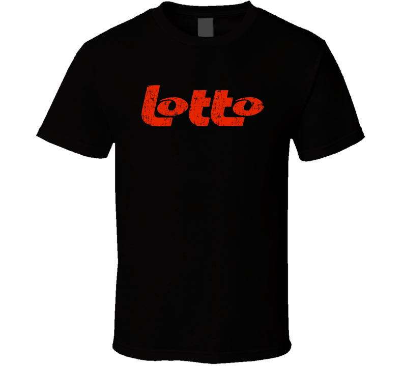 Lotto Soccer Sport Athletic Worn Look Football Cool T Shirt