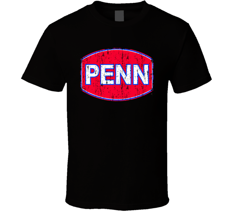 Penn Fishing Sport Athletic Worn Look Cool T Shirt Penn Fishing Sport Athletic Worn Look Cool T Shirt