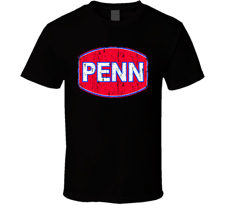 Penn Fishing Sport Athletic Worn Look Cool T Shirt