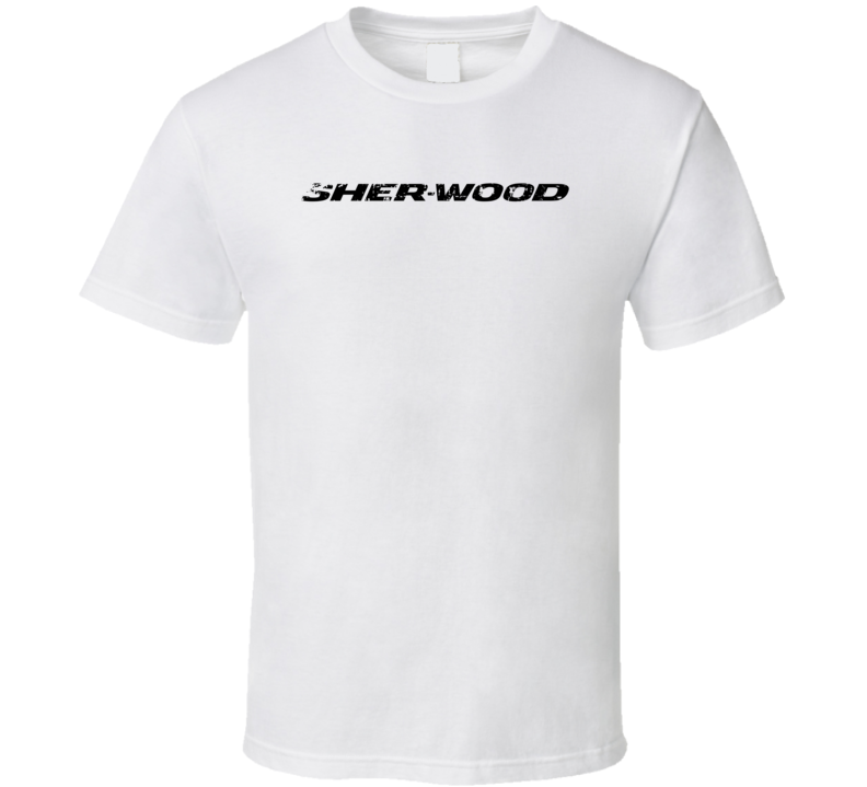 Sher-Wood Hockey Sport Athletic Worn Look Cool T Shirt Sher-Wood Hockey Sport Athletic Worn Look Cool T Shirt