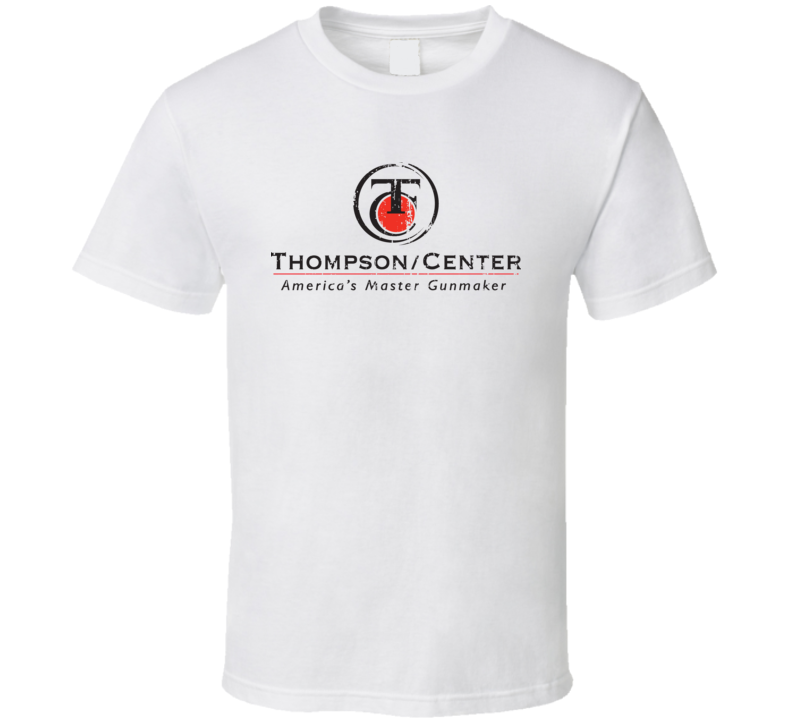 Thompson Firearm Hunter Rifle Fathers Day Worn Look Cool Gun T Shirt