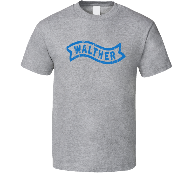 Walther Firearm Hunter Rifle Fathers Day Worn Look Cool Gun T Shirt Walther Firearm Hunter Rifle Fathers Day Worn Look Cool Gun T Shirt