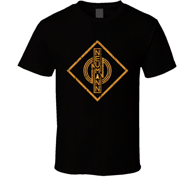 Neumann Microphone Musician DJ Cool Worn Look T Shirt Neumann Microphone Musician DJ Cool Worn Look T Shirt