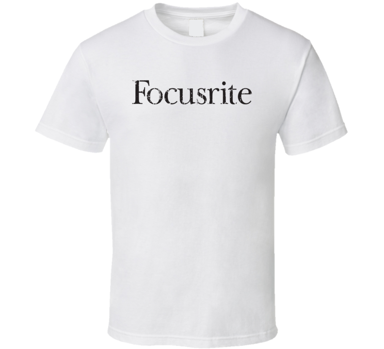 Focusrite Microphone Musician DJ Cool Worn Look T Shirt Focusrite Microphone Musician DJ Cool Worn Look T Shirt
