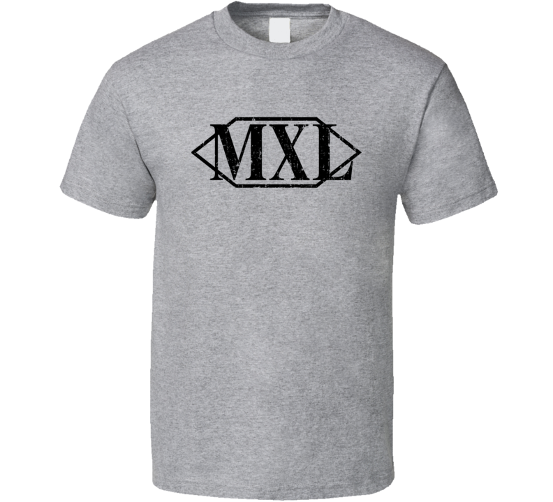 Mxl Microphone Musician DJ Cool Worn Look T Shirt