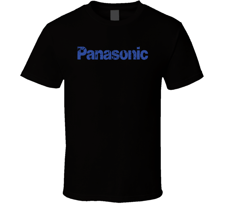 Panasonic Microphone Musician DJ Cool Worn Look T Shirt Panasonic Microphone Musician DJ Cool Worn Look T Shirt