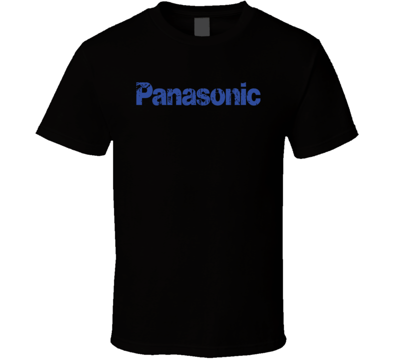 Panasonic Microphone Musician DJ Cool Worn Look T Shirt