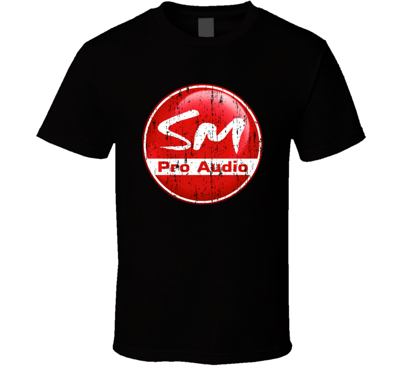 SM Pro Audio Microphone Musician DJ Cool Worn Look T Shirt SM Pro Audio Microphone Musician DJ Cool Worn Look T Shirt