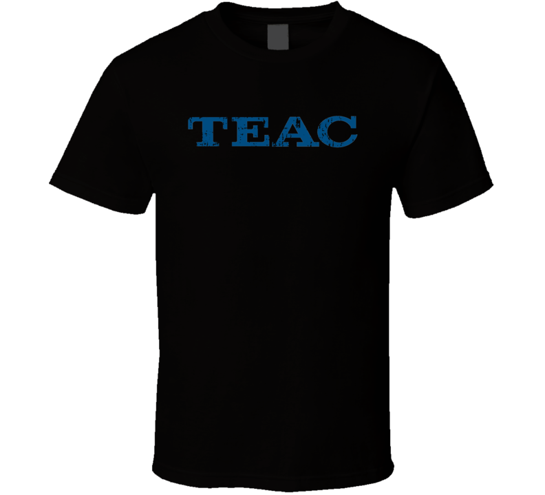 TEAC Microphone Musician DJ Cool Worn Look T Shirt TEAC Microphone Musician DJ Cool Worn Look T Shirt