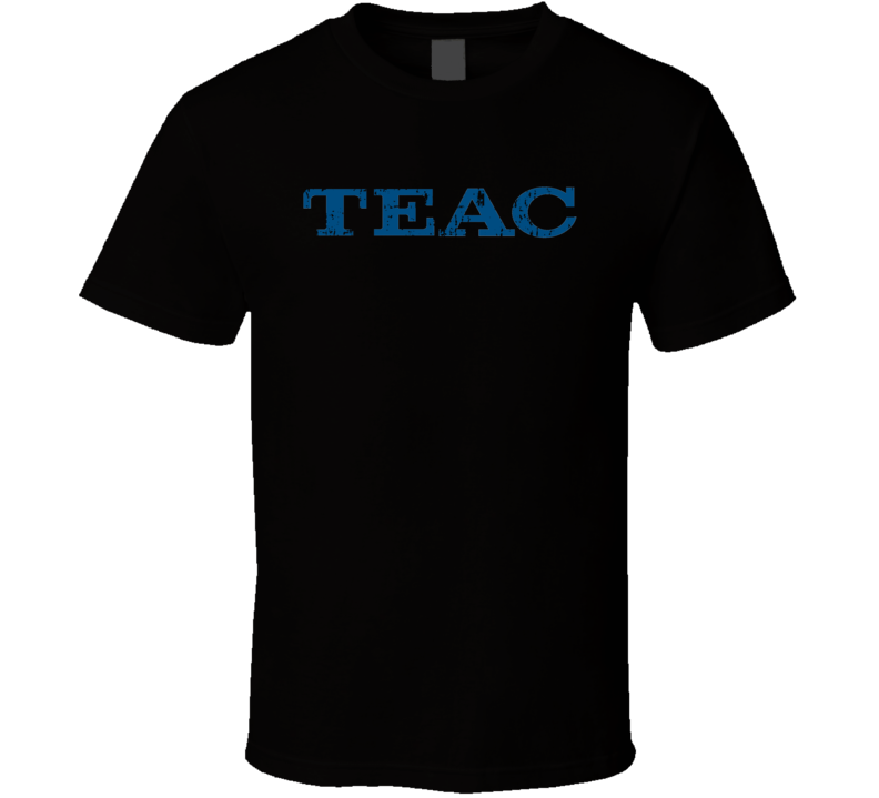 TEAC Microphone Musician DJ Cool Worn Look T Shirt