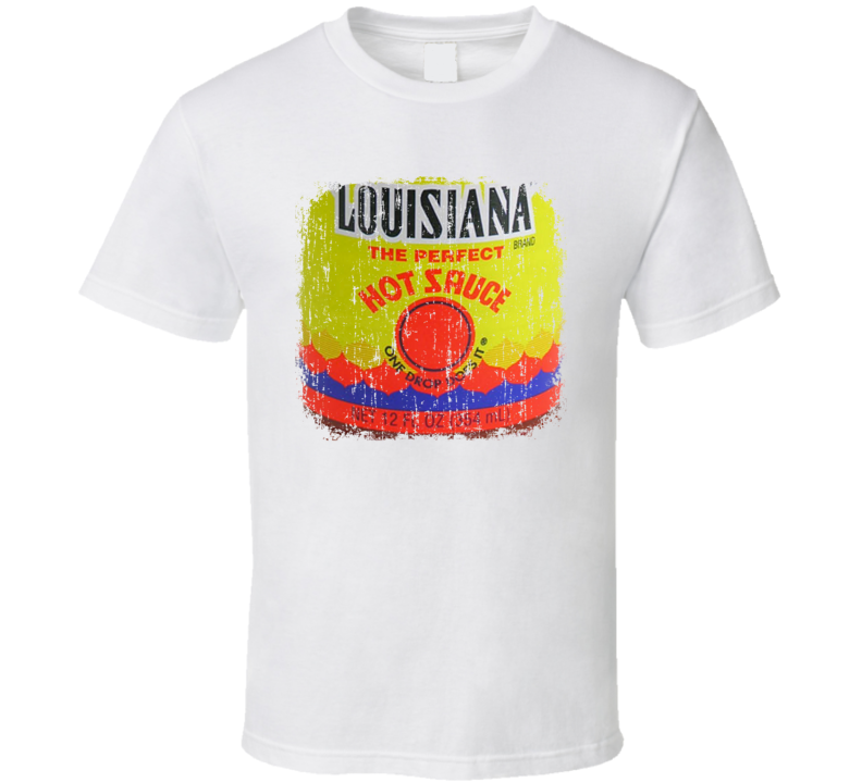 Original Louisiana USA Hot Sauce Lover Worn Look Fun Cool T Shirt Original Louisiana USA Hot Sauce Lover Worn Look Fun Cool T Shirt