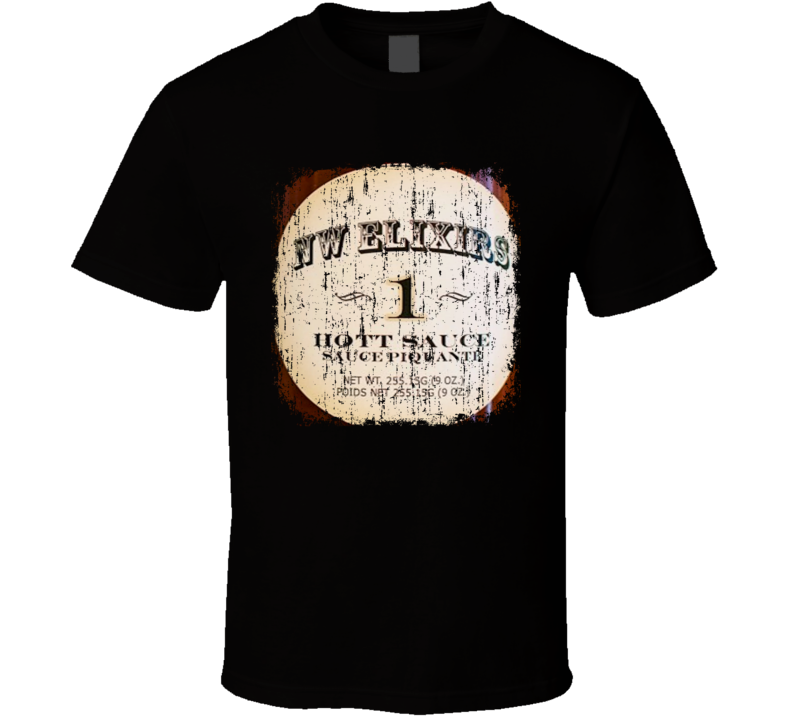 Nw Elixirs USA Hot Sauce Lover Worn Look Fun Cool T Shirt Nw Elixirs USA Hot Sauce Lover Worn Look Fun Cool T Shirt